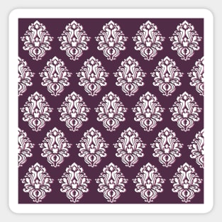 Violet color block printed effect all over pattern Sticker